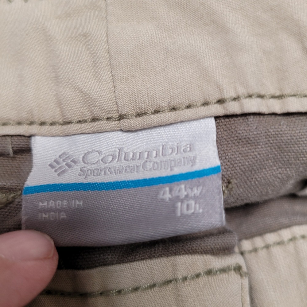 Columbia Utility Shorts Mens 44 Taupe Excellent Regular Fit Stretch‎ AM0184 - Picture 4 of 8